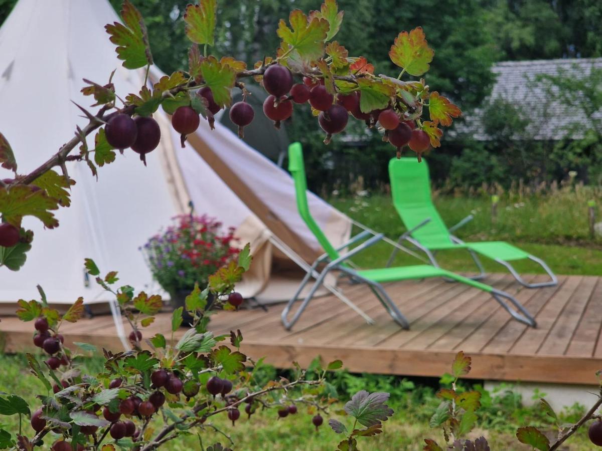 Готель Glamping Fluffy Horns - Glempings Pukainie Ragi Plienciems Екстер'єр фото